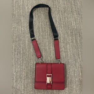 Red Crossbody and waist strap purse
